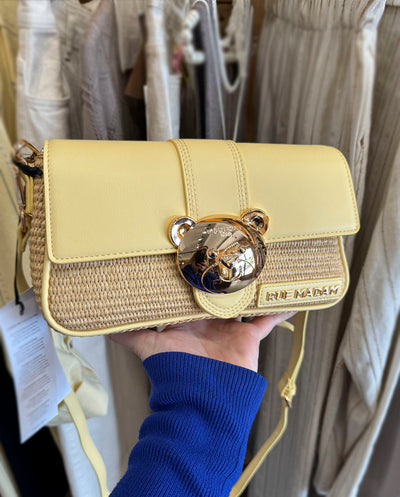 Bolso It bag paja Teddy amarillo Rue Madam Paris
