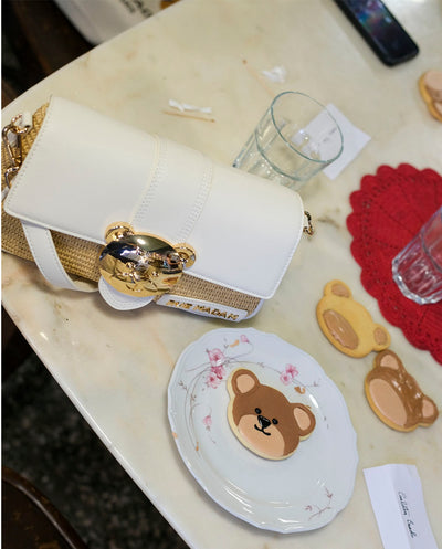 Bolso It bag paja Teddy arena Rue Madam Paris