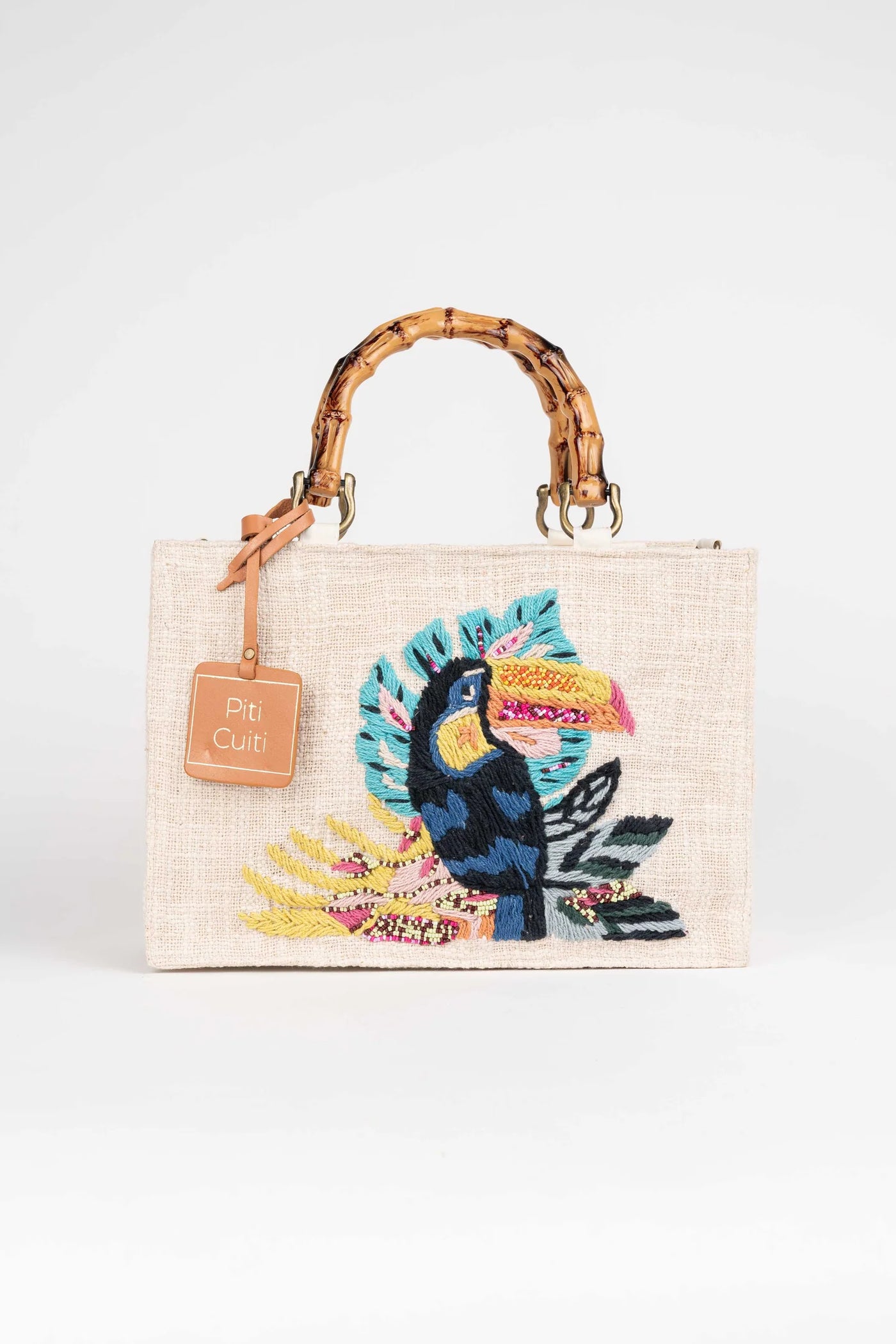 Bolso Shopper Curacao blanco Piti Cuiti