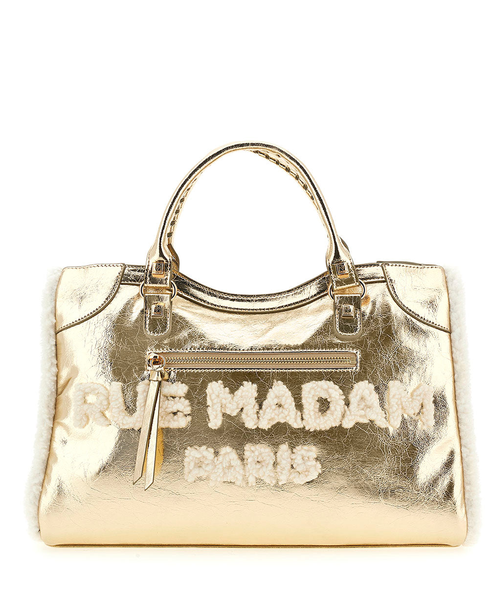 Bolso Tote Shine oro metálico Rue Madam Paris