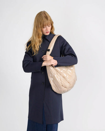 Bolso Tote acolchado glossy goat Canadian