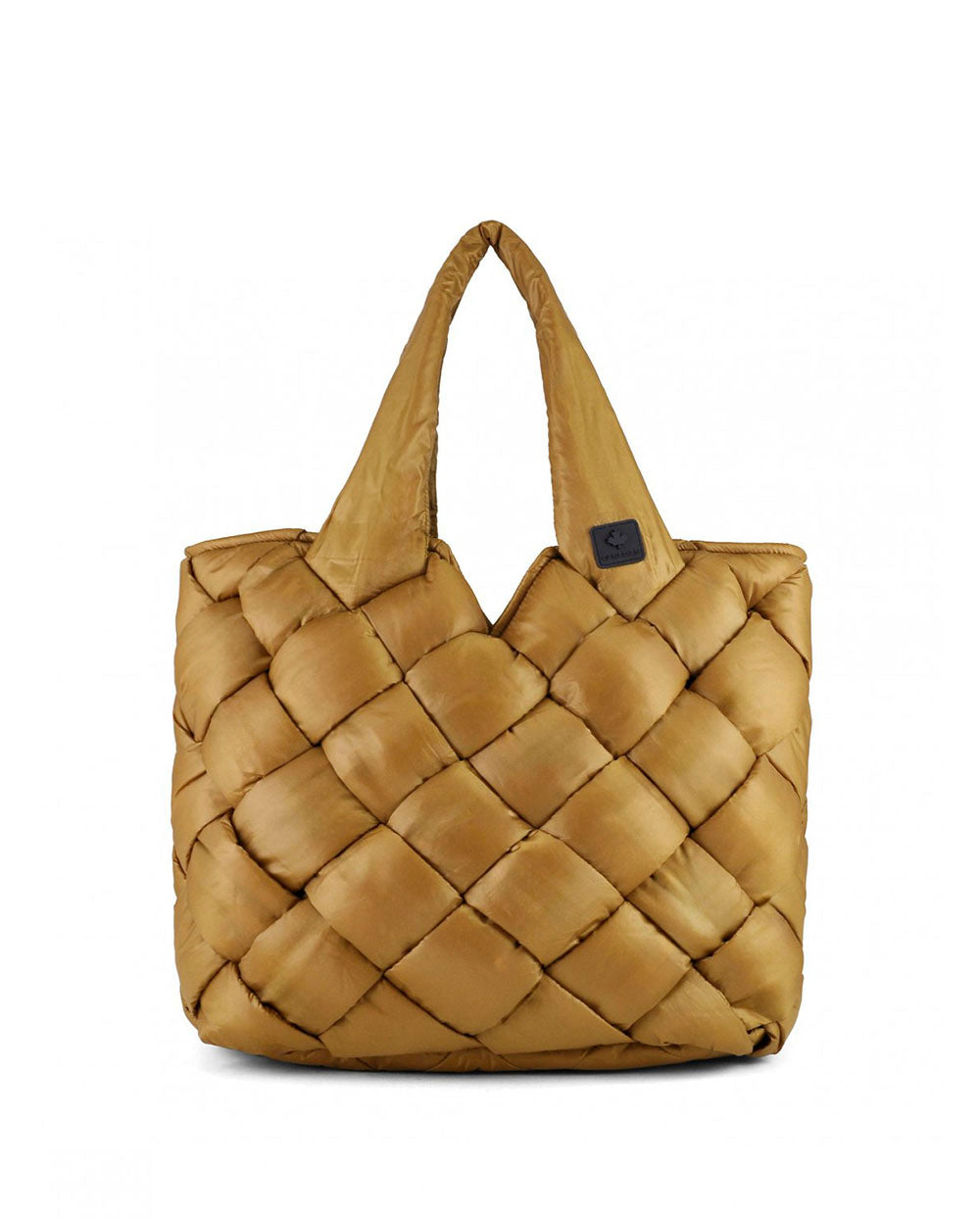 Bolso Tote entrelazado golden brown Canadian