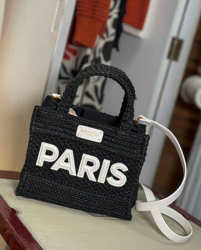 Bolso mini Tote L'Avana negro Rue Madam Paris