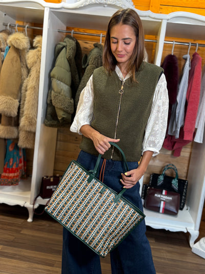 Saco de compras revermont Vermont conhaque Rue Madam Paris