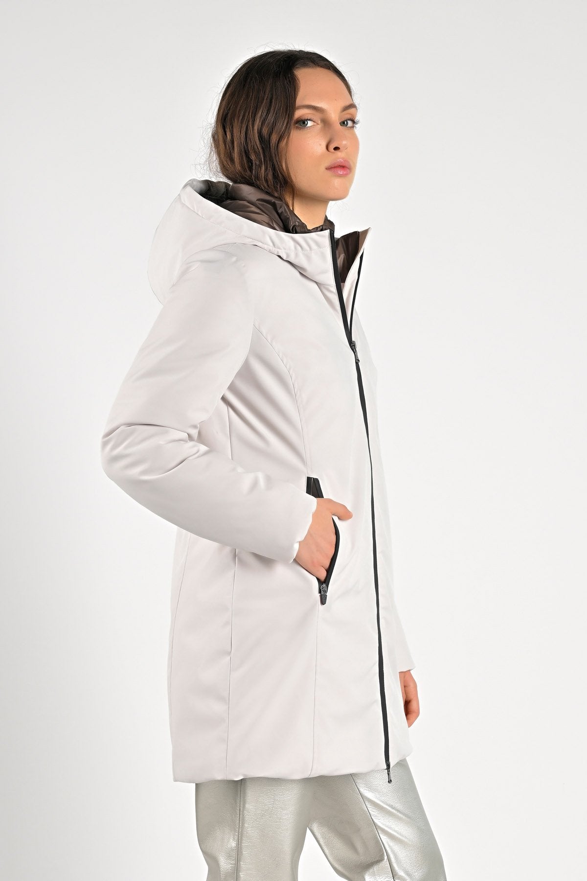 Chaqueta Yorkton white sand Canadian