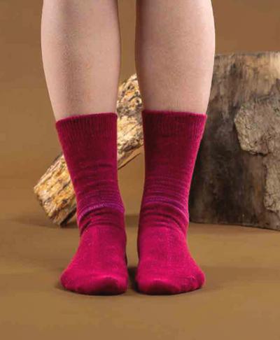 Calcetines Tokio Shine raspberry Woolsens