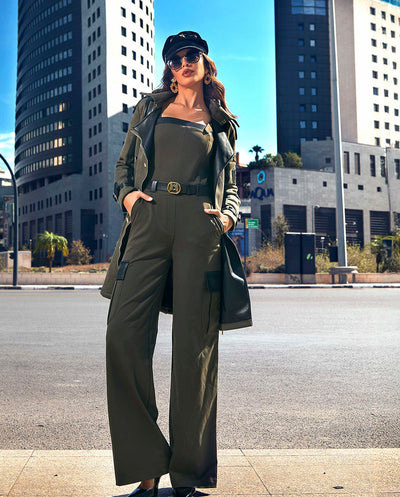 Abrigo Olivo Camaleónica