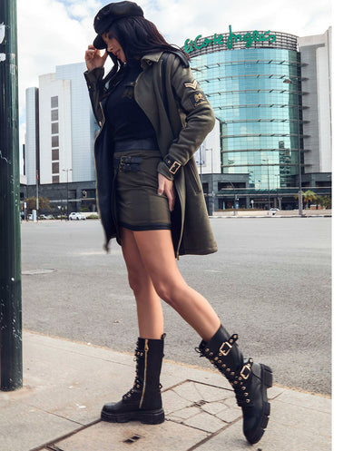 Abrigo Olivo Camaleónica