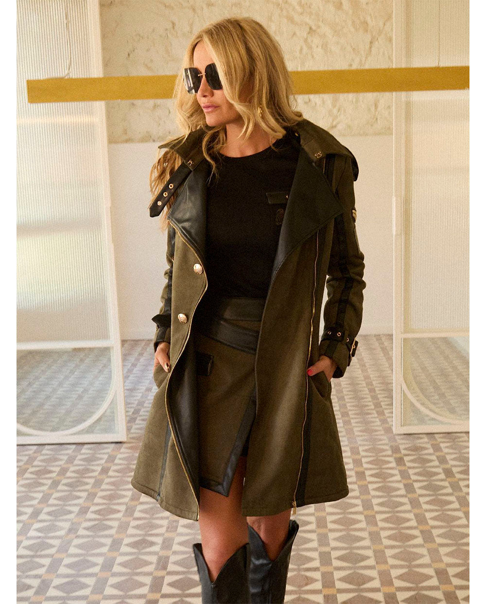 Falda Mango Camaleónica