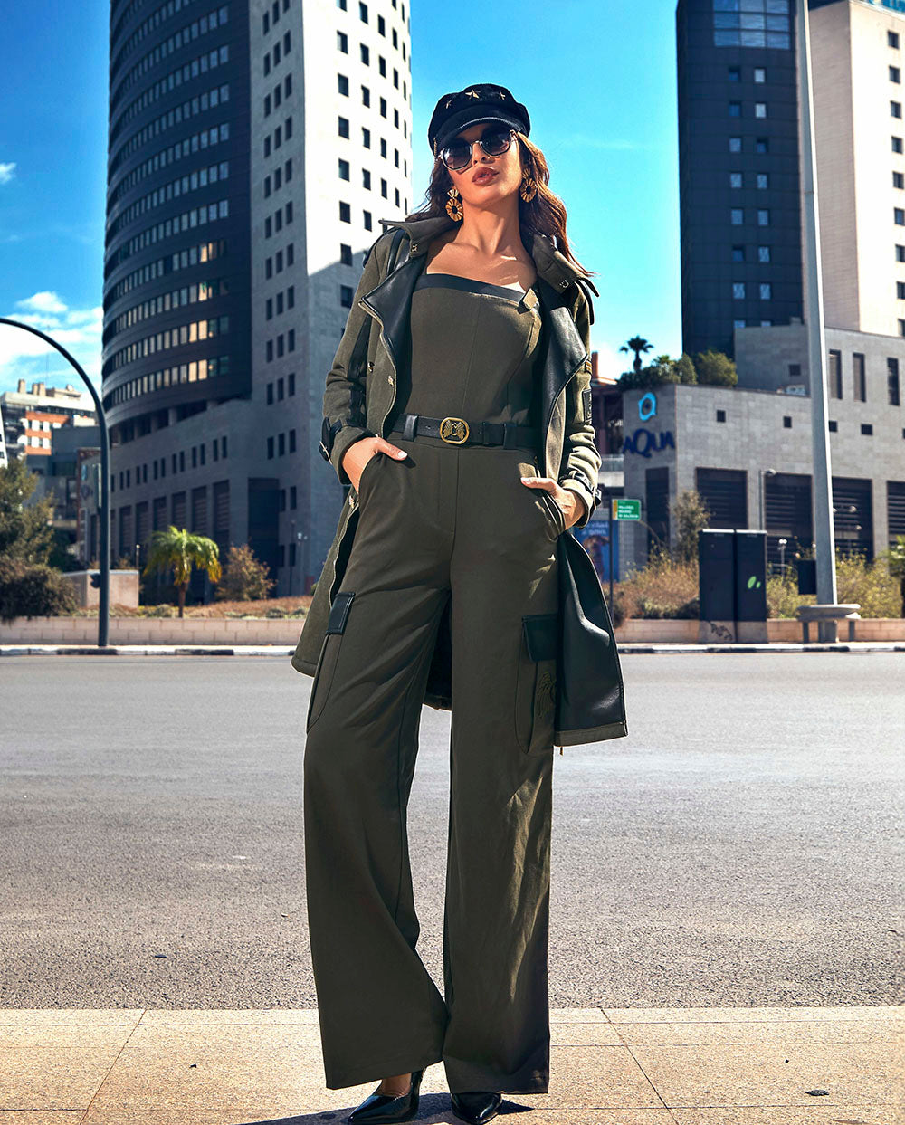 Abrigo Olivo Camaleónica