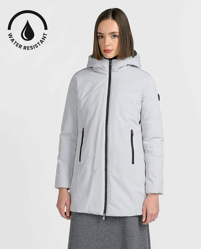 Chaqueta Yorkton long gris Canadian resistente al agua