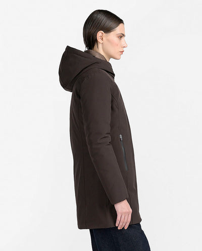 Chaqueta Yorkton long coffe Canadian