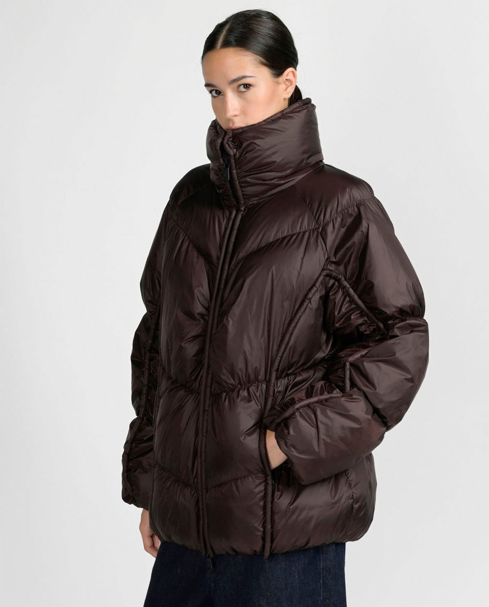 Chaqueta Camille mid black coffee Canadian classic