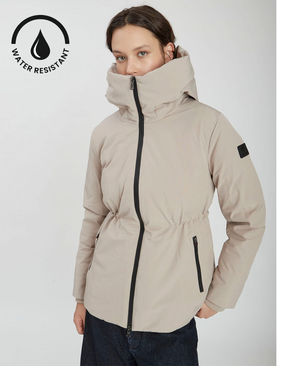 Chaqueta resistente al aga Caroline piedra Canadian Classics