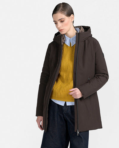 Chaqueta Yorkton long coffe Canadian