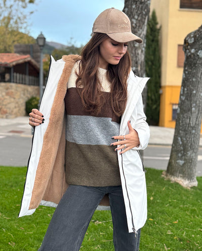 Chaqueta Terrebonne white sand Canadian Classics