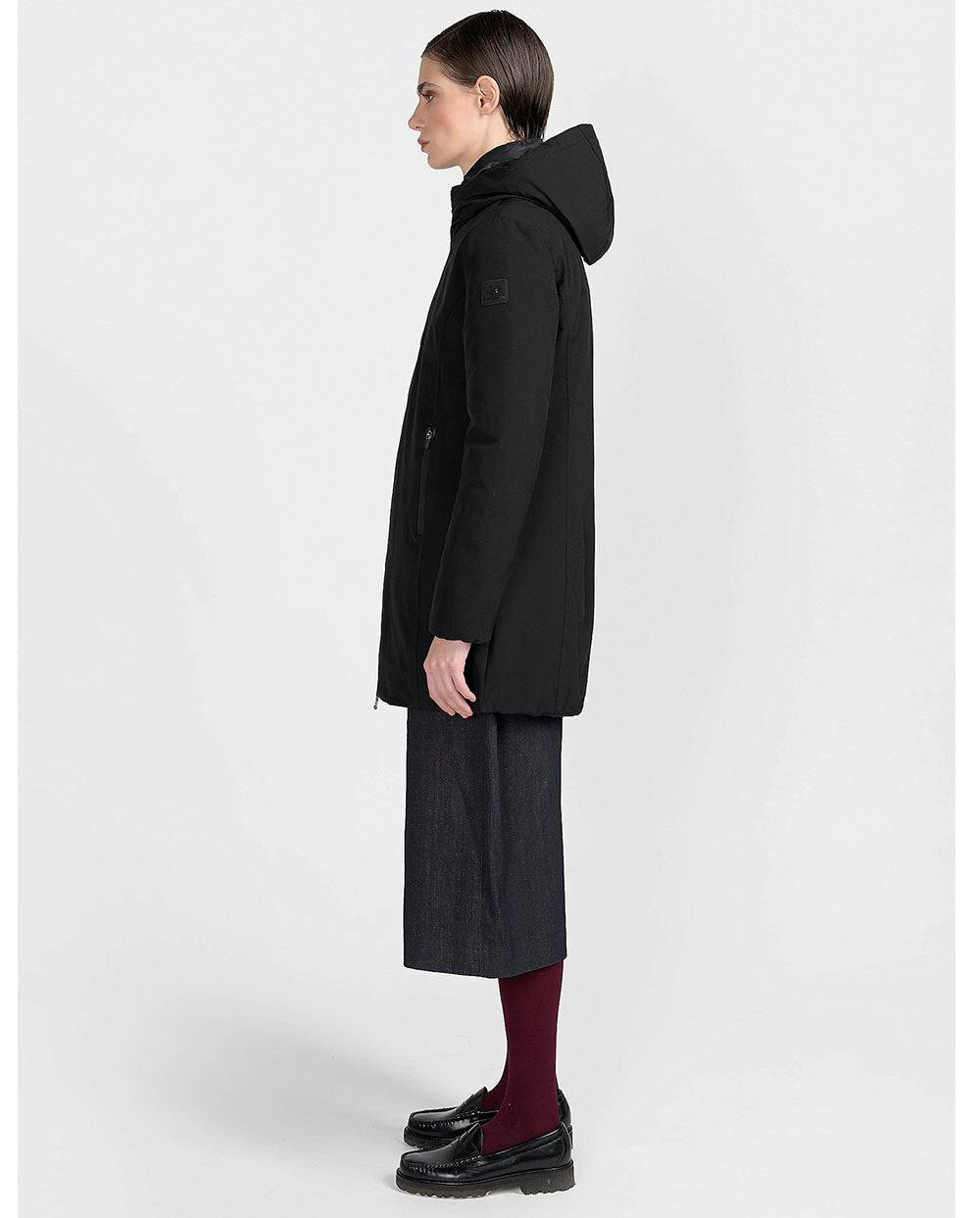 Chaqueta Yorkton long negro Canadian