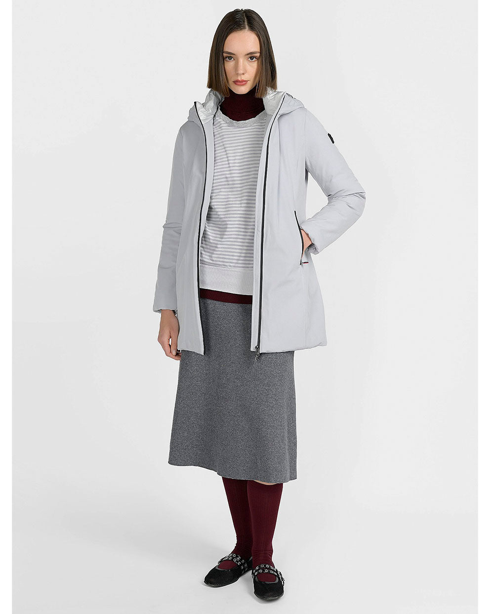 Chaqueta Yorkton long gris Canadian