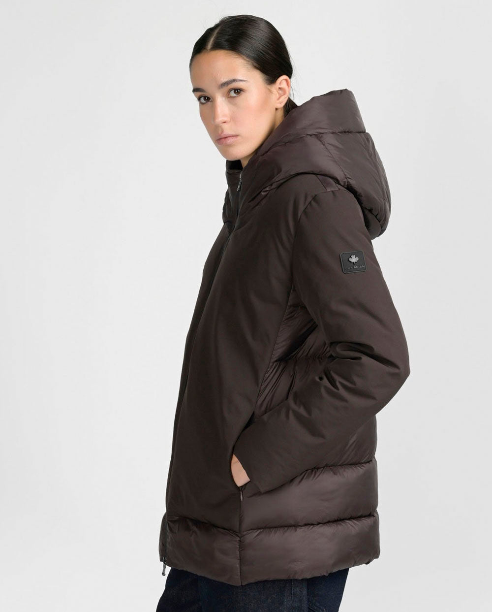 Abrigo Lytton black coffee Canadian Classics