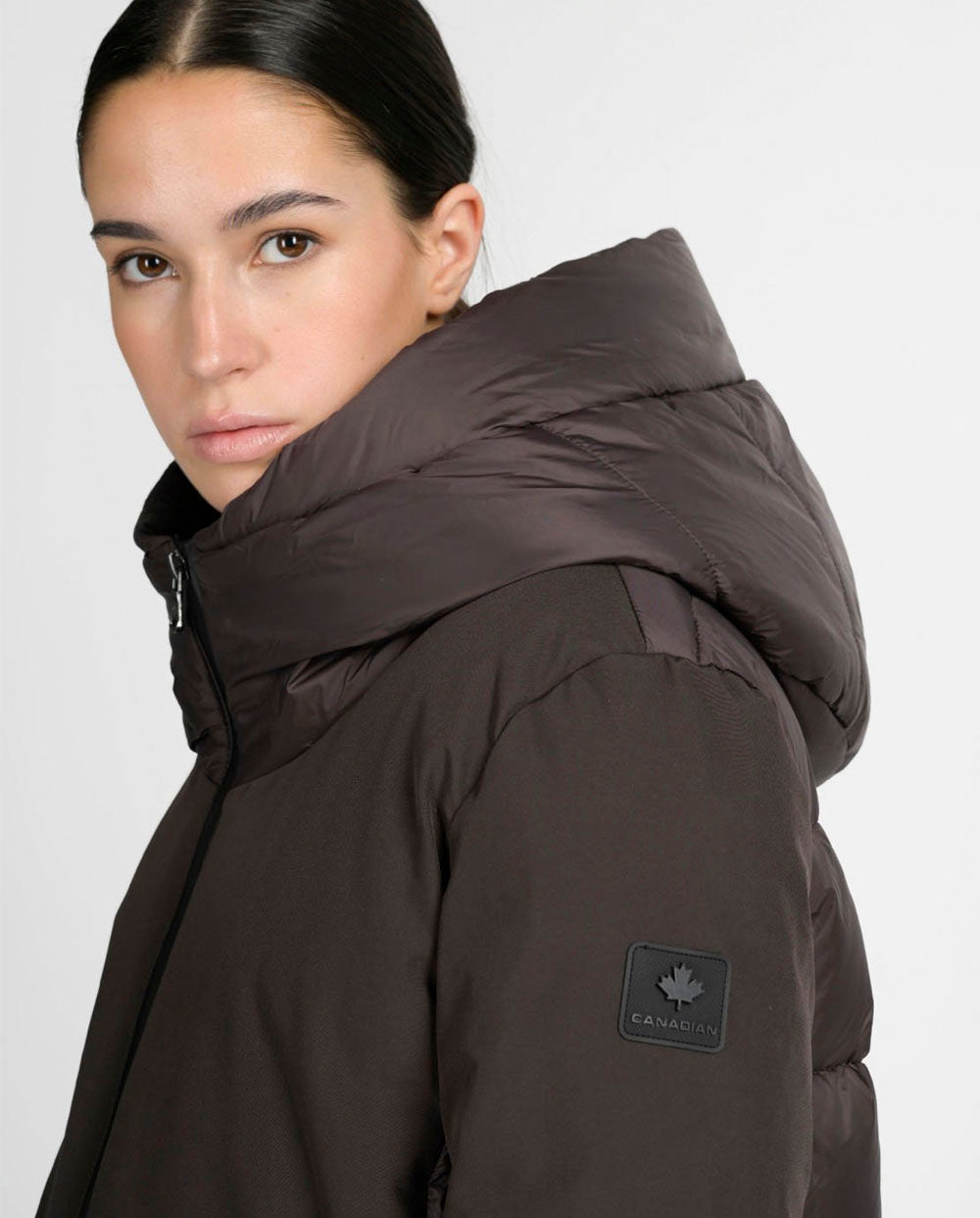 Abrigo Lytton black coffee Canadian Classics