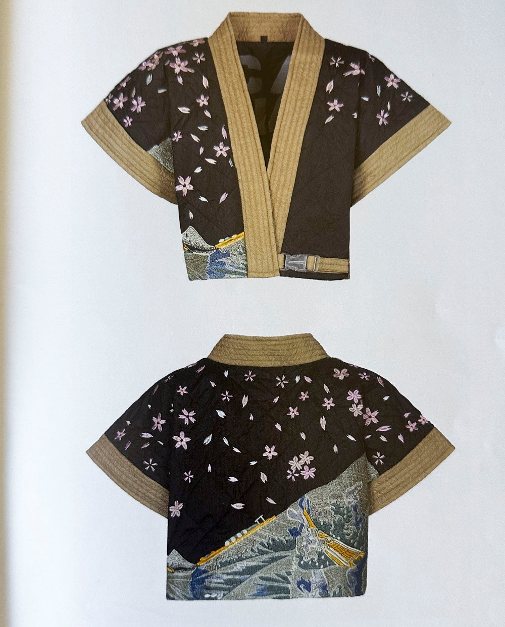 Kimono corto Zoe black Canadian Classics