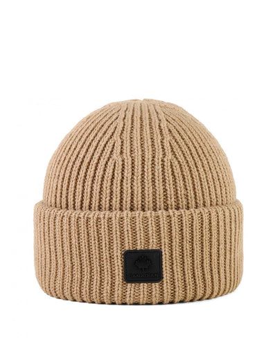 Gorro punto canalé camel Canadian