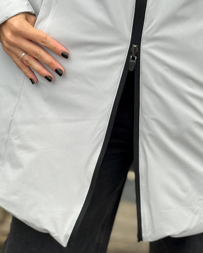 Chaqueta Reversible Moosonee largo gris microchip Canadian