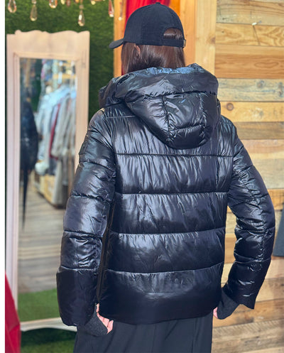 Chaqueta Cape Breton capucha negro Canadian Classics