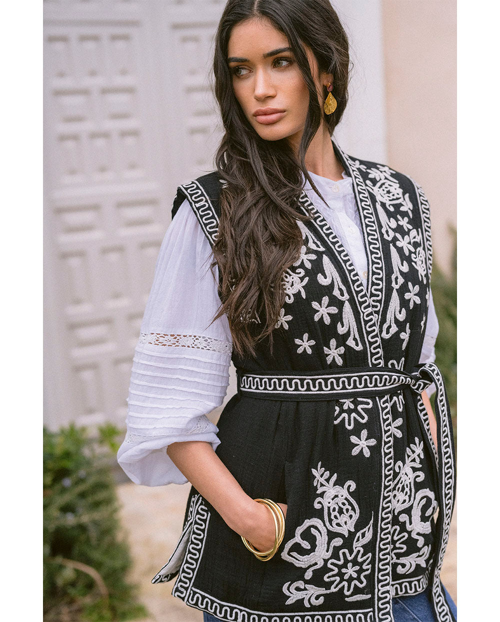 Chaleco Velvet Verona Black&White Piti Cuiti