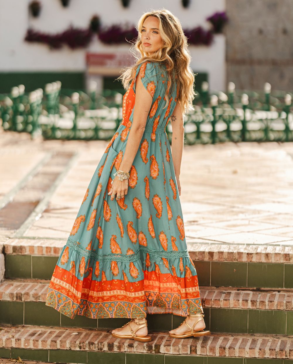Vestido Carmen Paisley Dreams Jaase