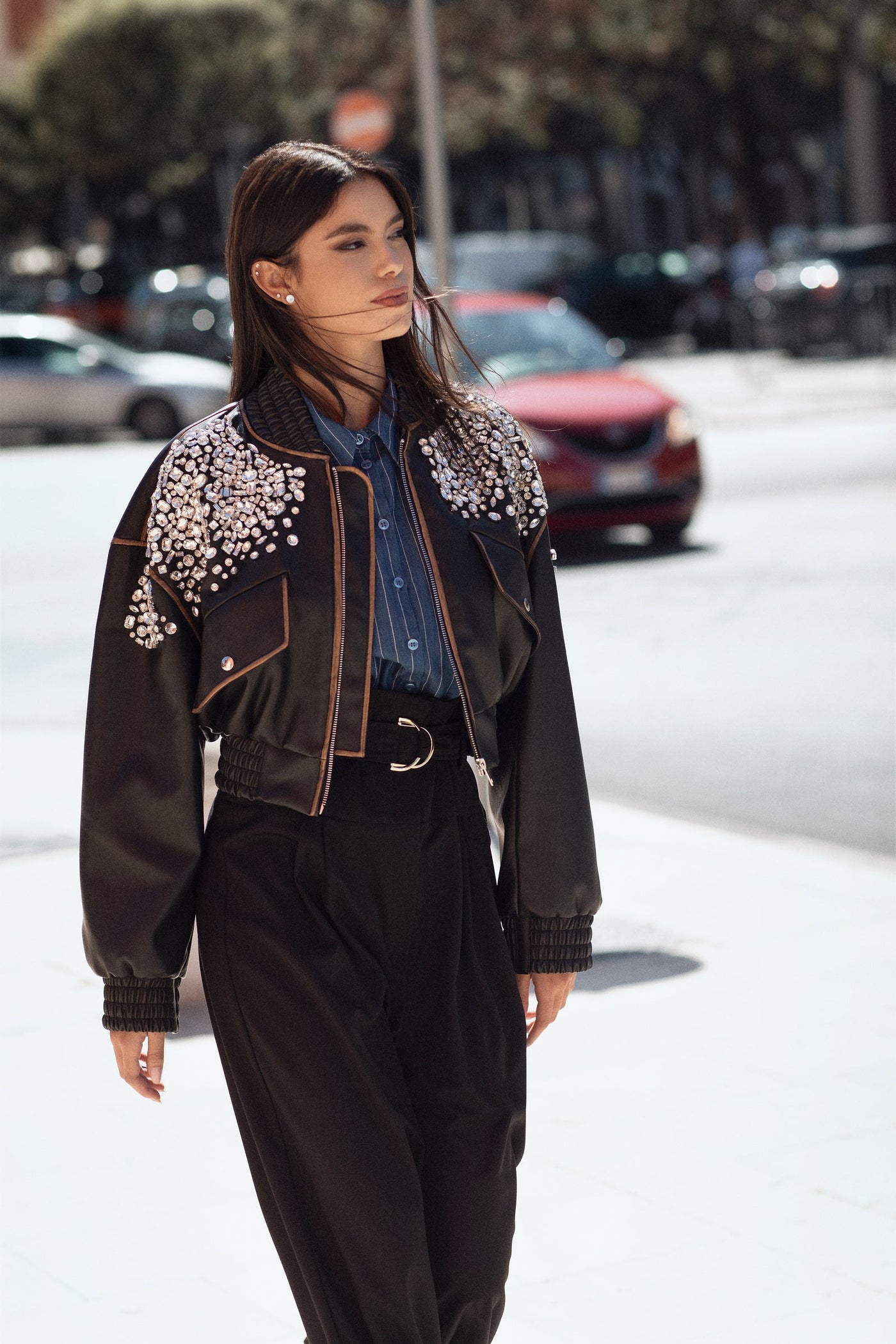 Pantalón corsetto negro Odi et Amo