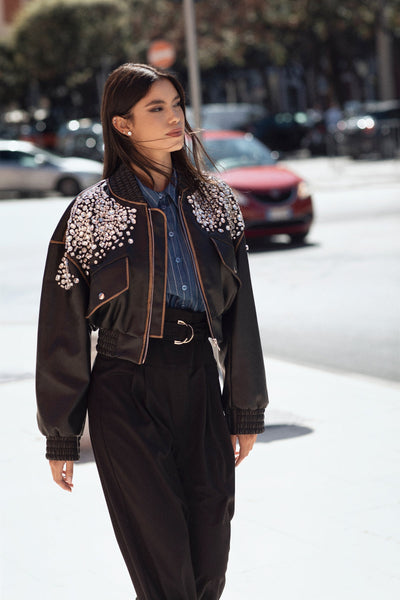 Pantalón corsetto negro Odi et Amo