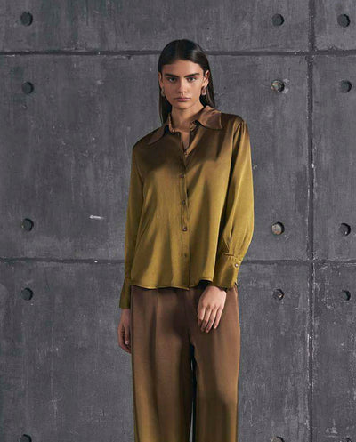 Camisa satén degradado D´elle