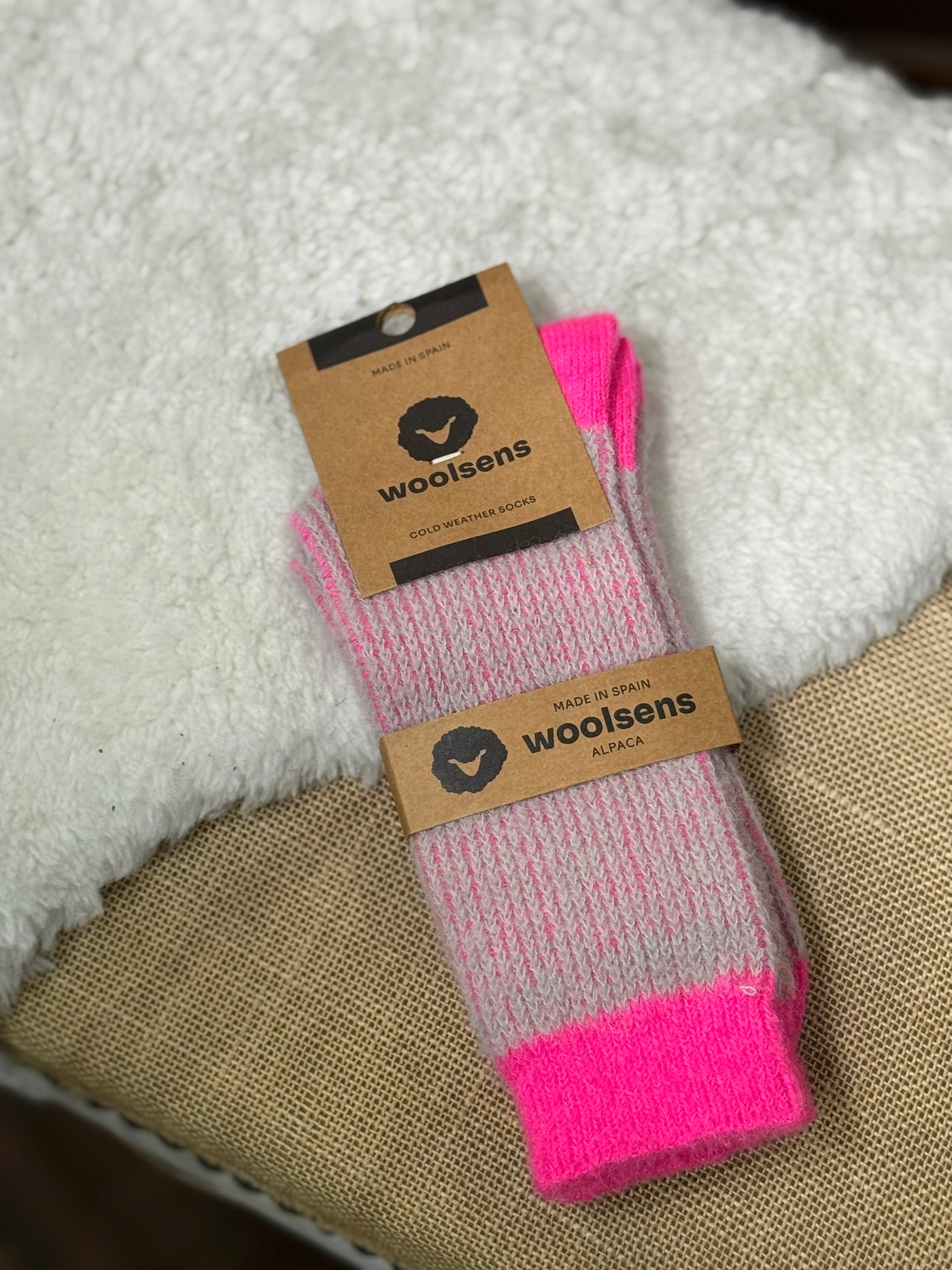 Calcetines Chamonix pink Woolsens