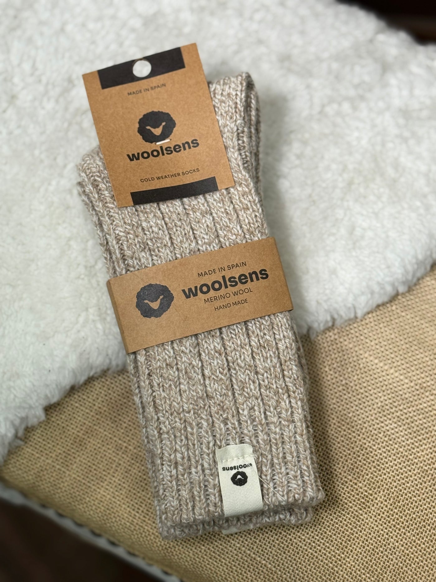 Calcetines Aspen beige Woolsens