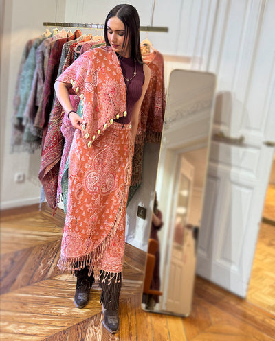 Falda pantalón Mahir rosa by Cris Mata Poc a Poc