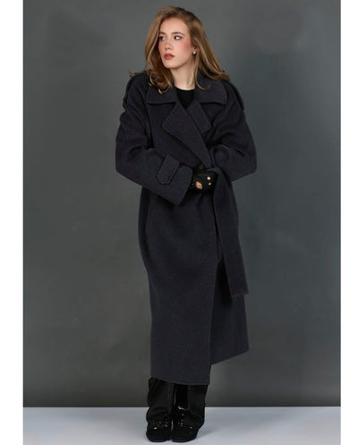 Abrigo Cashmere antracita JJ209 Glox