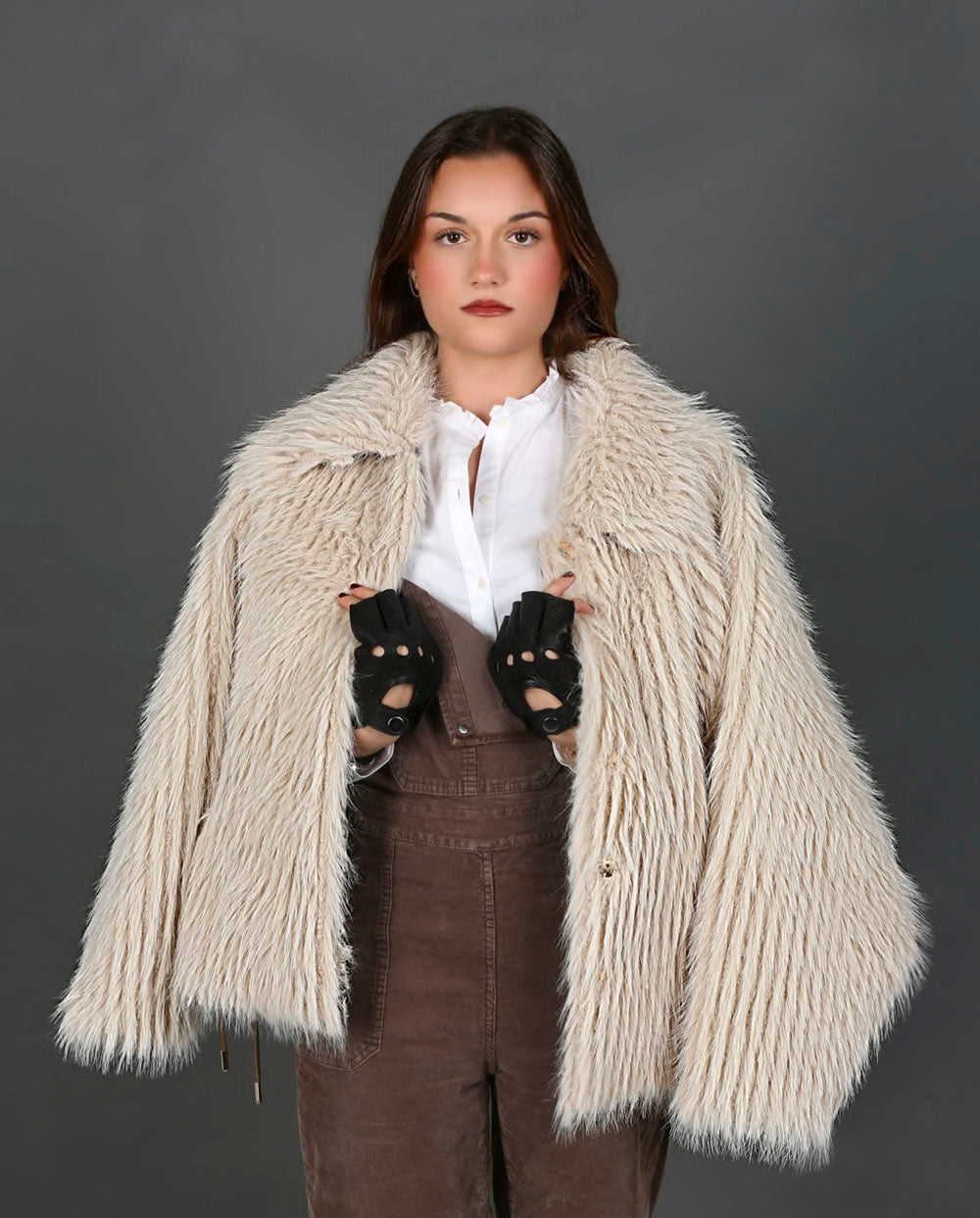 Chaqueta raya pelo arena SG423 Glox
