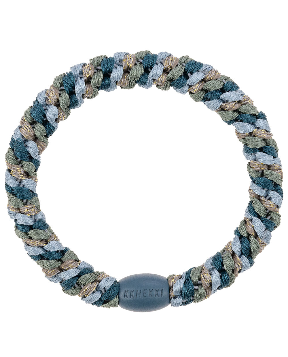 Goma pelo Kknekki mix glitter azul verde camo