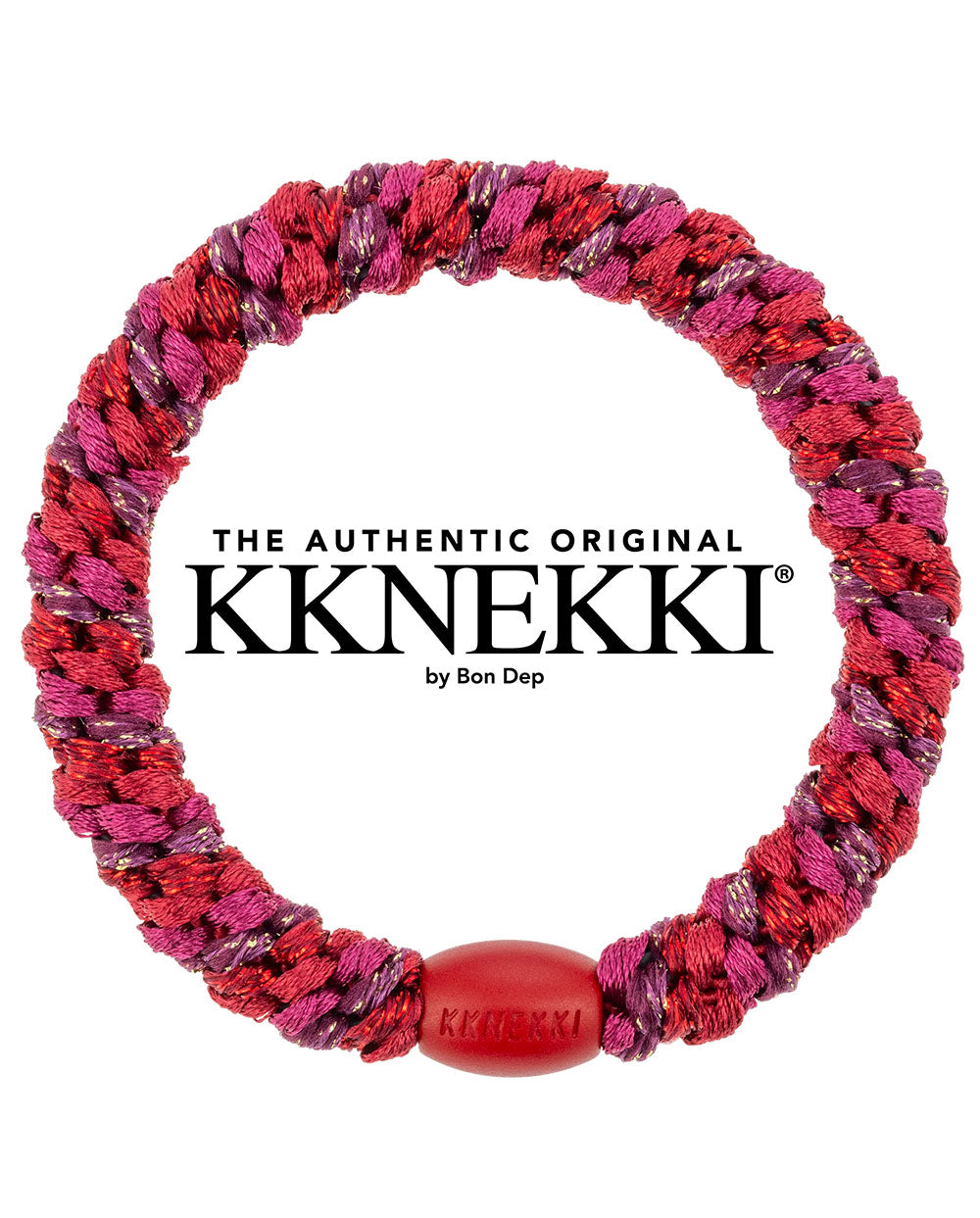 Goma pelo Kknekki mix glitter uva burdeos