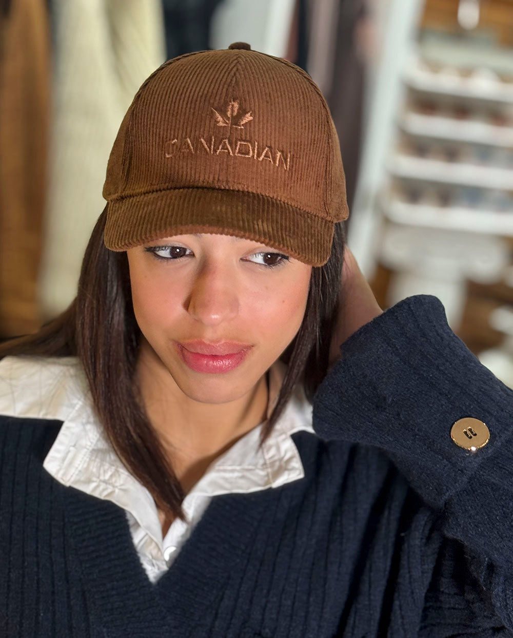 Gorra Baseball marrón Canadian