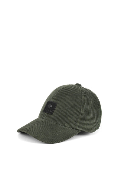 Gorra Visera Baloncesto en pana verde oliva Canadian