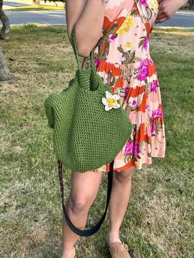 Bolso Suki crochet verde