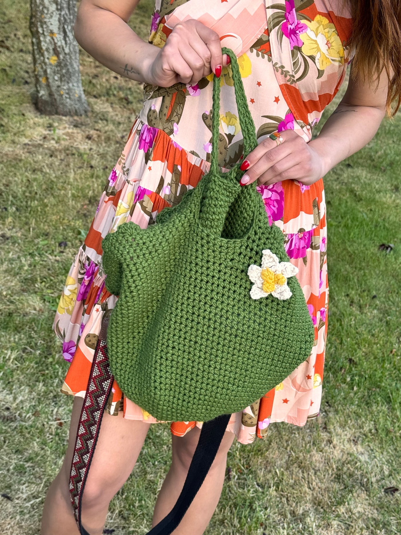 Bolso Suki crochet verde