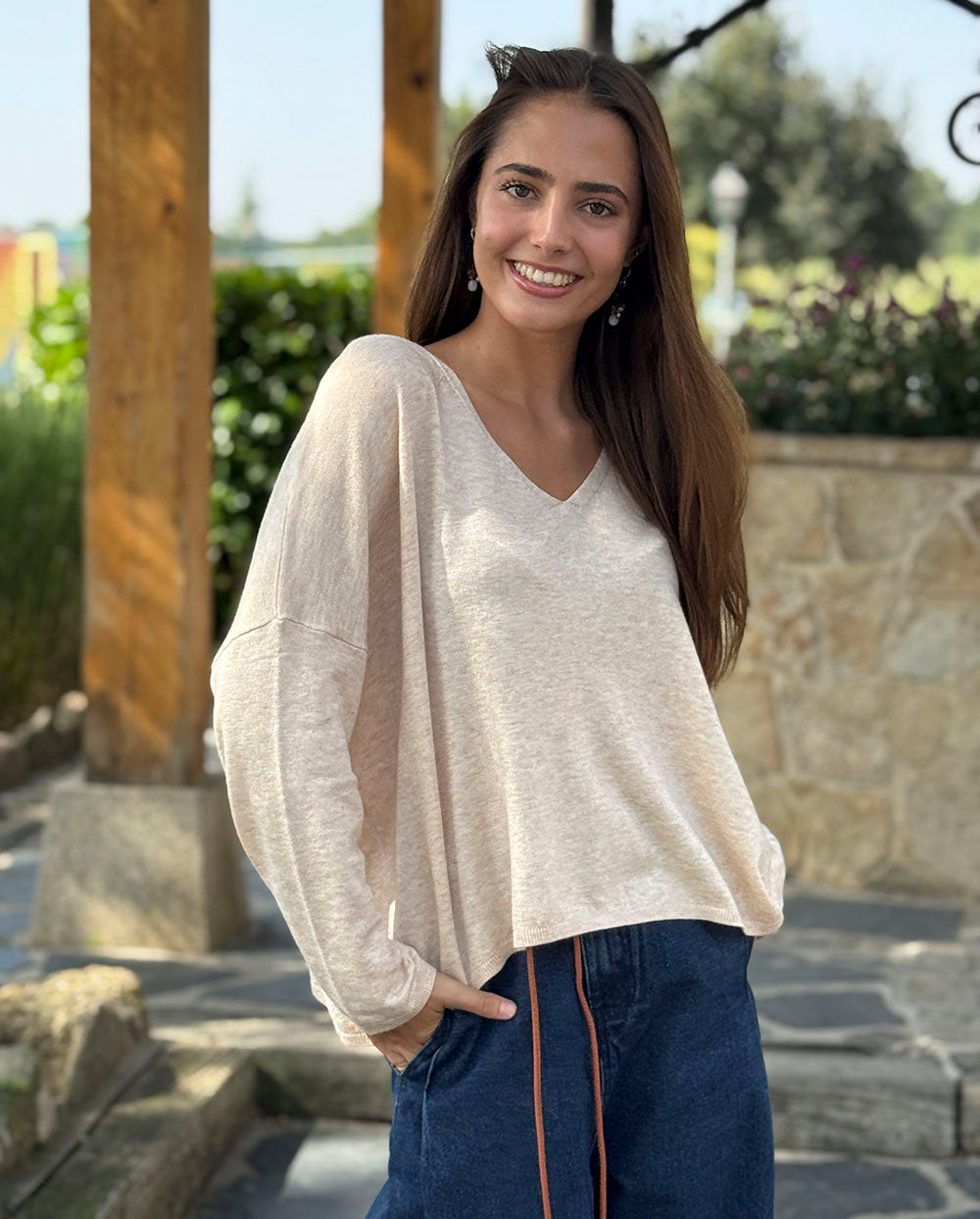 Jersey Leila beige Orfeo París