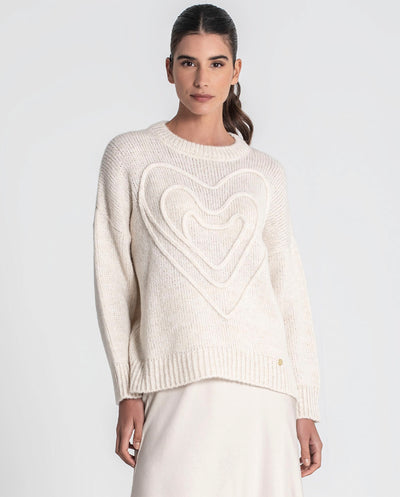 Jersey corazones crudo Rüga 