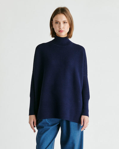 Jersey cuello alto marino Paisie London