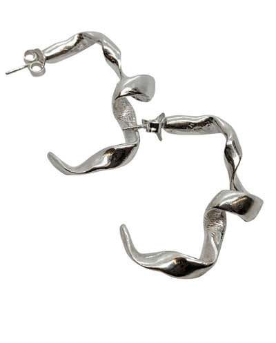 Pendientes espiral plata Karen Hallam