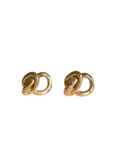 Pendientes small Squiggle oro Karen Hallam