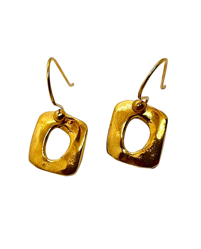 Pendientes Coco oro Karen Hallam